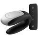 Смарт-вібратор для пар з пультом ДУ Satisfyer Double Fun Black (ширина 3 см) картинка 5