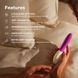 Смарт вибратор для точки G LELO Liv 3 Plum (диаметр 4,2 см) картинка 8