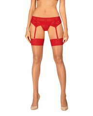 Сексуальные чулки с кружевом под пояс Obsessive Ingridia stockings, размер XS/S картинка