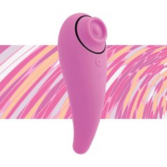 Пульсатор для клитора + вибратор FeelzToys FemmeGasm Tapping & Tickling Vibrator Pink картинка
