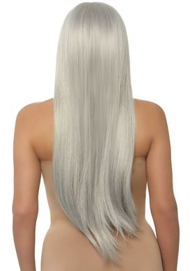 Перука довга Leg Avenue Long straight center part wig Grey (83 см) зображення