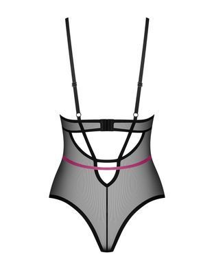 Прозоре боді Obsessive Novenes teddy Black, розмір XS/S зображення