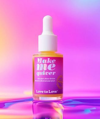 Збуджувальна сироватка для клітора Love To Love Make Me Quiver (30 мл) зображення