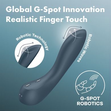 Вібратор зі стимуляцією "пальцем" точки G Satisfyer G-Spot Wave 4 (діаметр 3,9 см) зображення