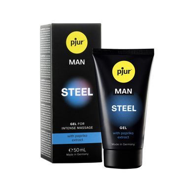Гель для пениса стимулирующий Рjur MAN Steel Gel с экстрактом паприки и ментолом (50 мл) картинка