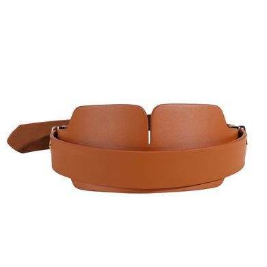 Маска на глаза кожаная LOCKINK Blindfold Kit Brown картинка