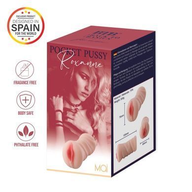 Мастурбатор - вагіна MAI BTB POCKET VAGINA ROXANNE Flesh зображення