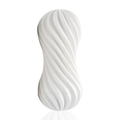 Мастурбатор с мягким корпусом и подставкой Tenga FLEX Silky White картинка