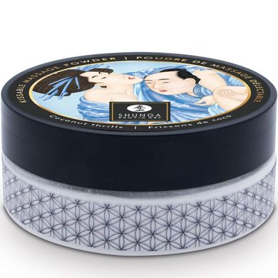 Смачна пудра для оральних пестощів Shunga Body Powder Coconut Thrills, кокос (75 гр) зображення