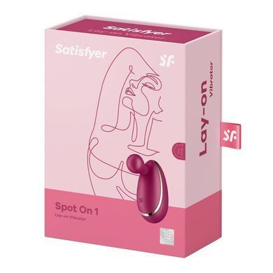 Вібратор для зовнішньої стимуляції з гнучким відростком Satisfyer Spot On 1 Berry зображення
