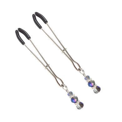 Зажимы для сосков с бусинами Art of Sex Nipple Clamps Lovely Blue картинка