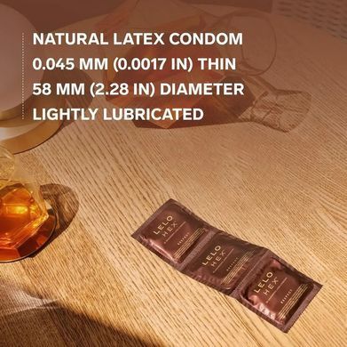 Презервативы тонкие и суперпрочные LELO HEX Condoms Respect, размер XL (12 шт, увеличенный размер) картинка