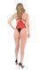 Полупрозрачное боди с кружевом Passion PEONIA BODY red, размер L/XL картинка 7