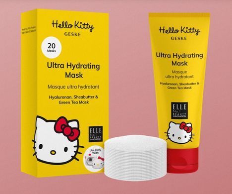 Ультраувлажняющая маска GESKE Ultra Hydrating Mask by Hello Kitty (50 мл + 20 салфеток) картинка