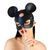 Кожаная маска мышки Art of Sex Mouse Mask, цвет Черный картинка