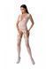 Бодистокинг с плетением на груди и доступом Passion BS099 One Size, white картинка