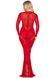 Спокуслива сукня Leg Avenue Lace and Net Bodycon Gown One Size, Red картинка 2