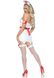 Рольовий костюм медсестри Leg Avenue Vinyl ER Hottie White/Red, розмір XS картинка 4