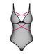 Прозоре боді Obsessive Novenes teddy Black, розмір XS/S картинка 3