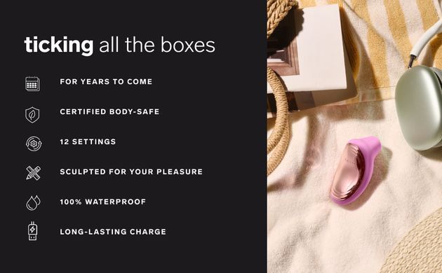 Звуковий стимулятор клітора LELO SONA 2 Travel Purple зображення