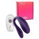 Недорогий вібратор для пар з пультом ДК We-Vibe Unite Purple (ширина 2,2 см) картинка 2