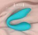 Двойной вибратор с пультом ДУ S Pleasures Premium Delight, бирюзовый (диаметр 2,2 см) картинка 4
