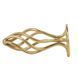 Металлическая анальная пробка LOCKINK SEVANDA Hollow Spiral Golden Metal Anal Plug, размер S (диаметр 2,6 см) картинка 5