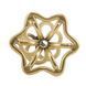 Металлическая анальная пробка LOCKINK SEVANDA Hollow Spiral Golden Metal Anal Plug, размер S (диаметр 2,6 см) картинка 7