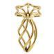 Металлическая анальная пробка LOCKINK SEVANDA Hollow Spiral Golden Metal Anal Plug, размер S (диаметр 2,6 см) картинка 4