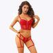Сексуальний комплект: топ+трусики з гартерами JSY 8323 One Size картинка 1