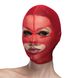 Маска - сітка з відкритим ротом та очима Feral Feelings Mask Red, червона картинка 1