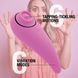Пульсатор для клітора + вібратор FeelzToys FemmeGasm Tapping & Tickling Vibrator Pink картинка 4