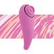 Пульсатор для клітора + вібратор FeelzToys FemmeGasm Tapping & Tickling Vibrator Pink картинка 1