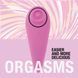 Пульсатор для клітора + вібратор FeelzToys FemmeGasm Tapping & Tickling Vibrator Pink картинка 5