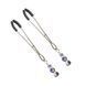 Зажимы для сосков с бусинами Art of Sex Nipple Clamps Lovely Blue картинка 2
