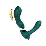 Фото Смартвибратор в трусики с насадкой и пультом ДУ Zalo AYA Turquoise Green (диаметр насадки 2 см)