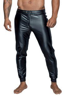 Мужские трегинсы Noir Handmade H063 Powerwetlook treggings, размер S картинка