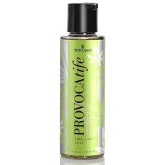 Масажна олія зволожуюча з феромонами Sensuva Provocatife Hemp Oil Infused Massage (125 мл) зображення