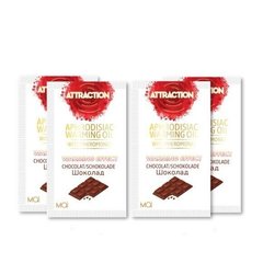 Пробник масажного масла з феромонами MAI PHEROMON MASSAGE OIL CHOCOLATE, шоколад (10 мл) зображення