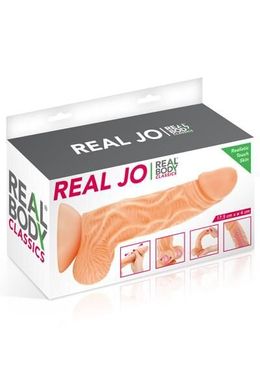 Фаллоимитатор с подвижной крайней плотью Real Body Real JO (диаметр 4 см) картинка