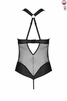 Боді-сітка з халтером Passion Amanda Body black, розмір L/XL зображення
