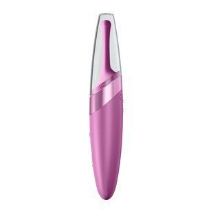 Кліторальний вібратор із кришкою Satisfyer Twirling Delight Berry зображення