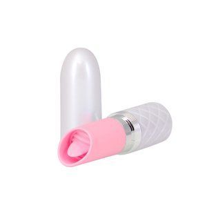 Вібратор-помада з язичком Pillow Talk Lusty Luxurious Flickering Massager Pink зображення