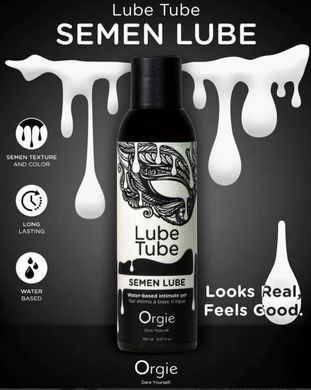 Лубрикант на водной основе с имитацией спермы Orgie Lube Tube Semen Lube (150 мл) картинка
