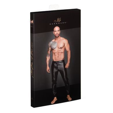 Чоловічі трегінси Noir Handmade H063 Powerwetlook treggings, розмір S зображення