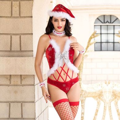 Эротический новогодний костюм JSY “Волнующая Санта”, размер S/M картинка