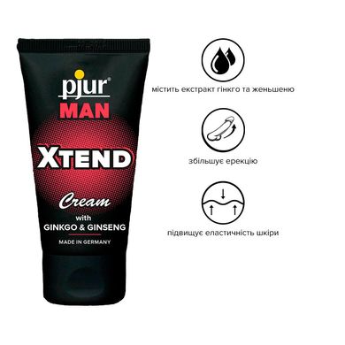 Крем для чоловіків масажний стимулюючий pjur MAN Xtend Cream з екстрактом женьшеню (50 мл) зображення
