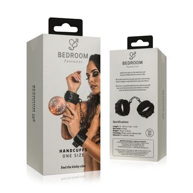 Наручники кожаные Bedroom Fantasies Handcuffs Black картинка