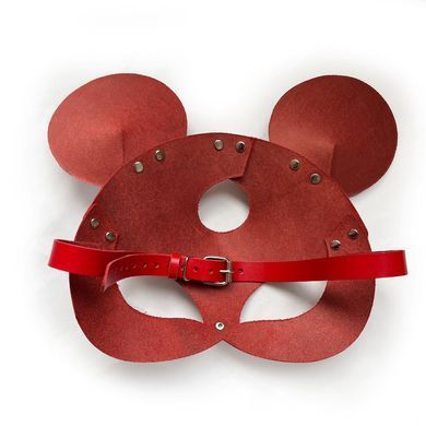 Кожаная маска мышки Art of Sex Mouse Mask, цвет Красный картинка