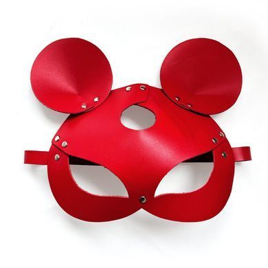 Кожаная маска мышки Art of Sex Mouse Mask, цвет Красный картинка